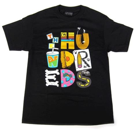 Buy The Hundreds Lettering T Shirt Black The Hundreds Natterjacks