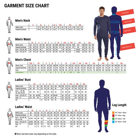 Size Guide Bk Safetywear