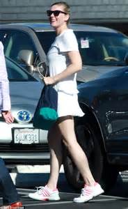 Kirsten Dunst Flashes White Underwear Beneath Tiny Tennis Skirt In