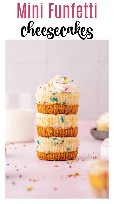 Mini Funfetti Cheesecake Recipe Boston Girl Bakes