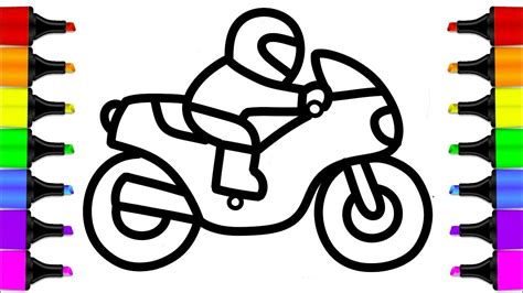 Draw several lines for handlebars, the seat and the disk brake. Motorcycle Easy Drawing at GetDrawings | Free download