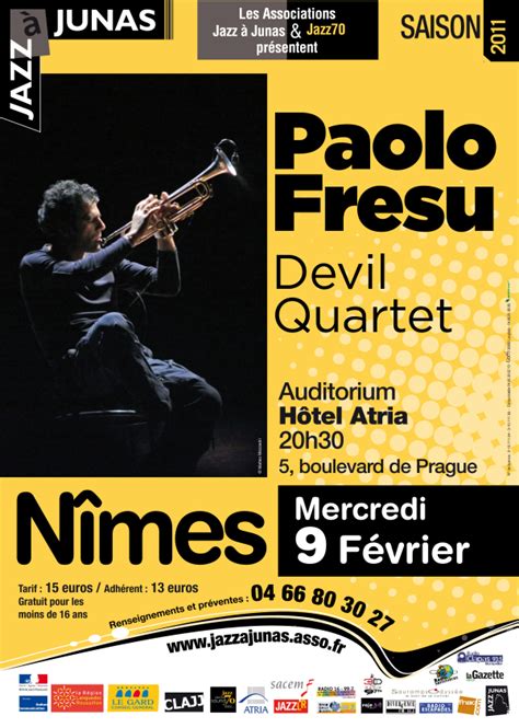 Le Jazz à Nîmes Paolo Fresu Quartet