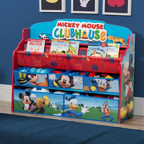 Delta Book And Toy Organizer Delta Children Minnie Mouse Multi Bin