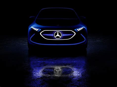 Mercedes Benz Teases Eq A Concept Electric Hatchback Coming To