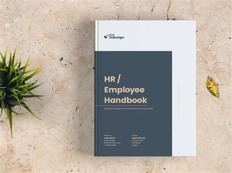 Hr Employee Handbook Stockindesign In 2020 Employee Handbook