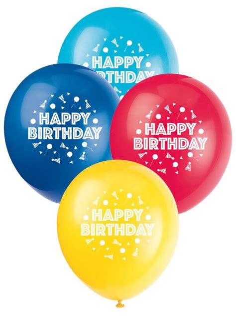 PEPPY BIRTHDAY X CM BALLOONS ASSORTED COLOURS Our Creations