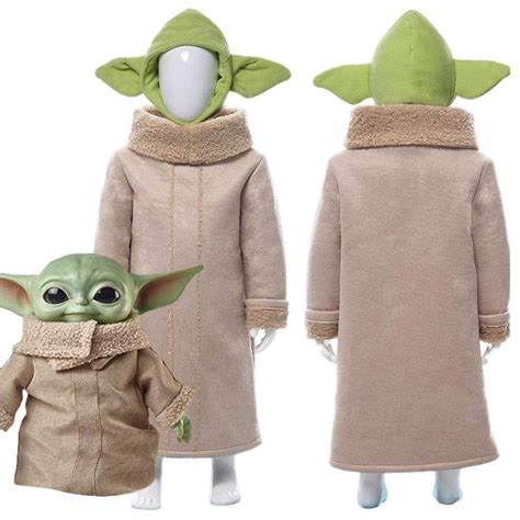 Star Wars The Mandalorian Baby Yoda Suit For Kids Children Cosplay