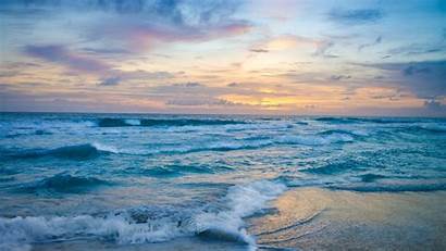 Ocean Waves Sunset Wallpapers Laptop 1080p Nature