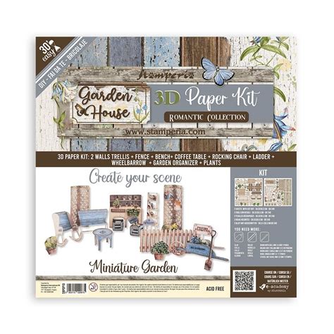 Romantic Garden House 3d Paper Kit 5993110020875