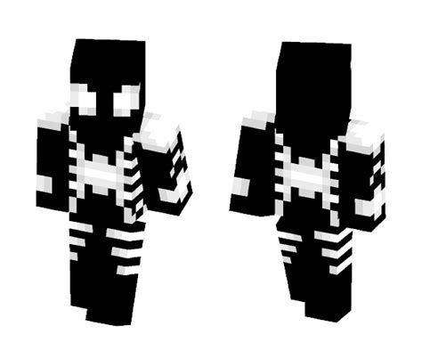 Download Black Suit Spider Man Redesign Minecraft Skin