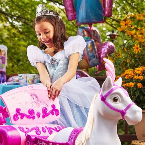 Disney Princess Royal Horse And Carriage Battery Powered 6 Volt Kids