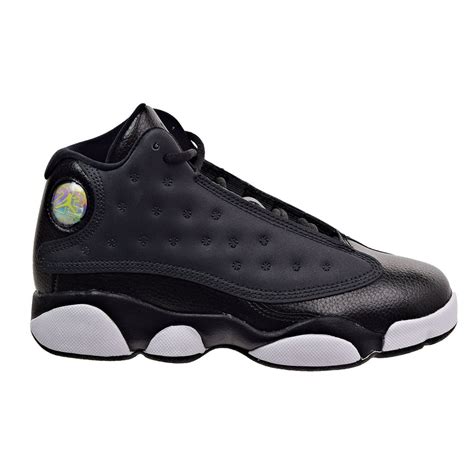 Jordan Jordan 13 Retro Preschoollittle Kids Shoes Blackanthracite