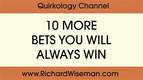 A Series Of 10 More Bets You Will Never Lose