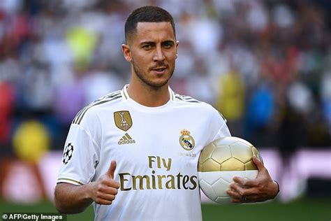 Eden Hazard Pulled On The Real Madrid Shirt For The First Time As He