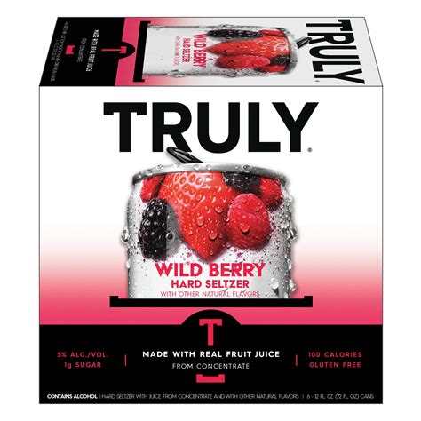 Truly Wild Berry Hard Seltzer 12 Oz Cans Shop Malt Beverages