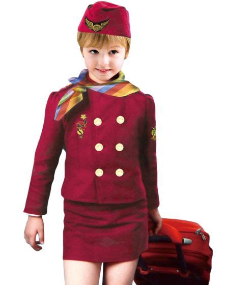 flight attendant girls roleplay costume blossom costumes