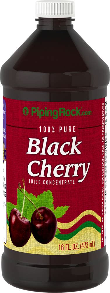 Black Cherry Concentrate 16 Fl Oz Buy Black Cherry Juice Pipingrock