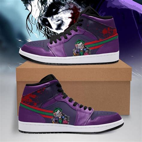 Joker Dc Comics Air Jordan Sneaker Boots Shoes Dc Comics Air Jordan