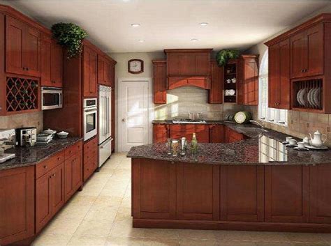 Kitchen Paint Colors Cherry Cabinets Cherry Kitchen Cabinets With