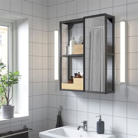 Bathroom Mirror Cabinets Bathroom Mirrors With Lights Ikea