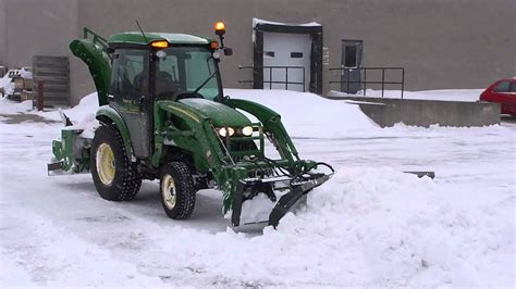 John Deere Plowing Snow Youtube
