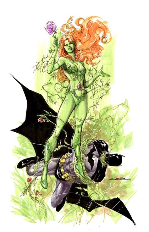 Poison Ivy And Batman Yildiray Cinar Poison Ivy Comic Poison Ivy Dc