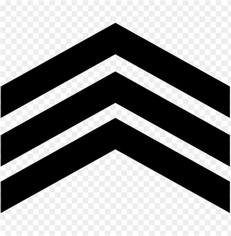 Free Download Hd Png Sergeant Rank Vector Clipart Sergeant Military Rank Chevron Vector Png