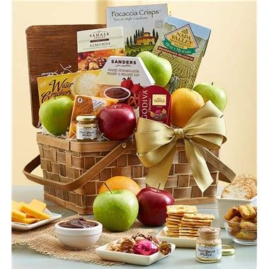 The best gift baskets delivered for any occasion from 1800baskets.com. 1-800-FLOWERS® ARTISAN MEDLEY™ FRUIT AND GOURMET BASKET ...