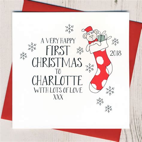 We did not find results for: personalised wobbly eyes baby's first christmas card by eggbert & daisy | notonthehighstreet.com