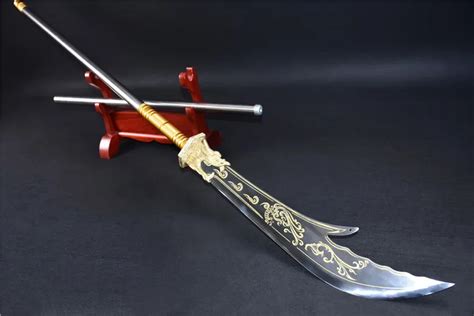 Long Handle Chinese Broadsword Sword Saber Chinese Dao Manganese Steel