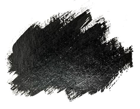 Black Brush Stroke Cut Out 8477243 Png