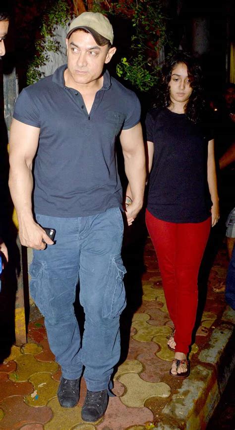 Aamir Khan Spotted With Daughter Ira Khan At Olive Bar And Kitchen