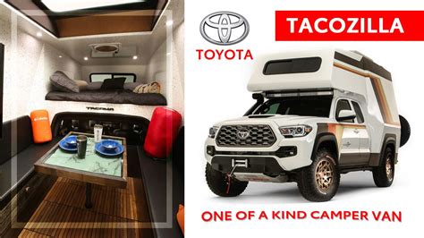 The Toyota Tacozilla Is A Tacoma Based Chinook Inspired Camper Van