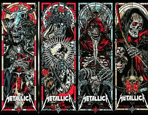 Pin De Jhomar Josue En Metallica Posters Carteles De Rock Bandas De