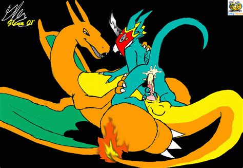Rule 34 2001 Animated Black Background Charizard Crossover Digimon Flamedramon Glenn Nintendo
