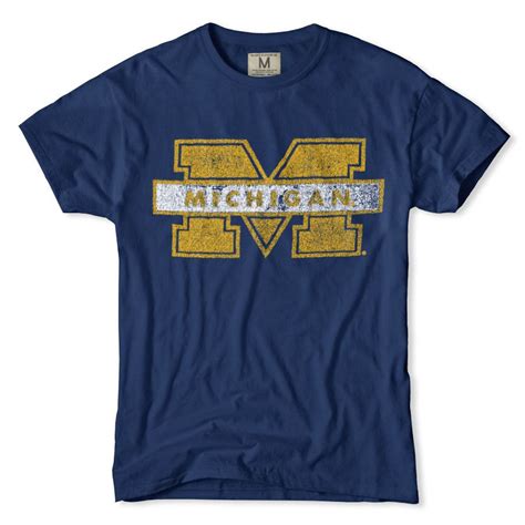 University Of Michigan Mens T Shirt School Spirit Wear School Spirit