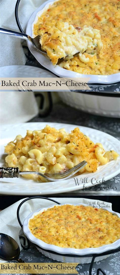 Baked Crab Mac And Cheese Will Cook For Smiles Crab Mac And Cheese