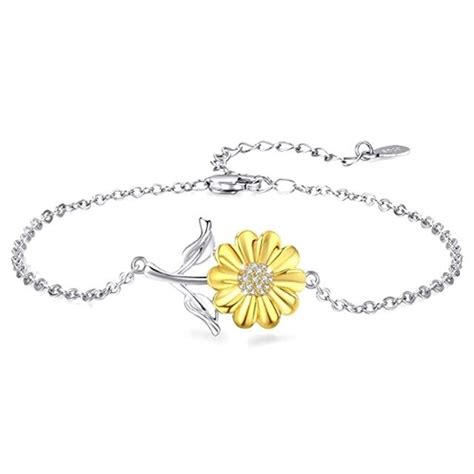 Sunflower Thread Bracelet Sunflower Jewelry