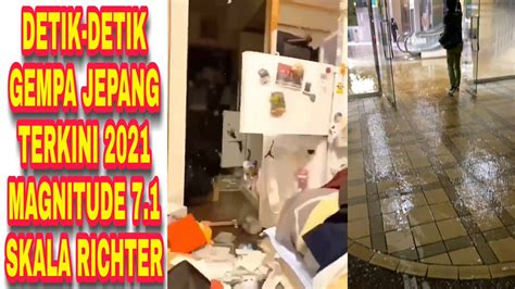 Gempa jepang hari ini 20 maret 2021 今日の日本の地震. Gempa Jepang Terkini - Jepang Diguncang Gempa Tak ...