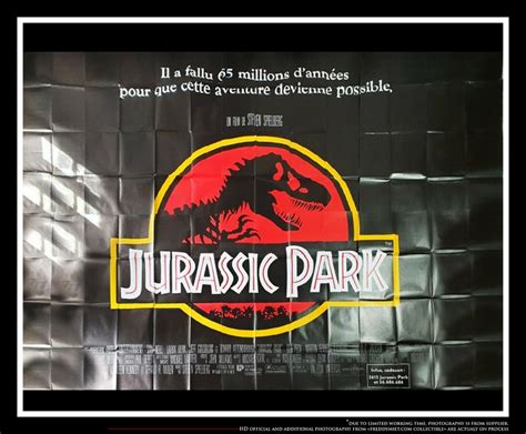 Jurassic Park Original Poster 1993 Steven Spielberg 10x13 Ft Etsy