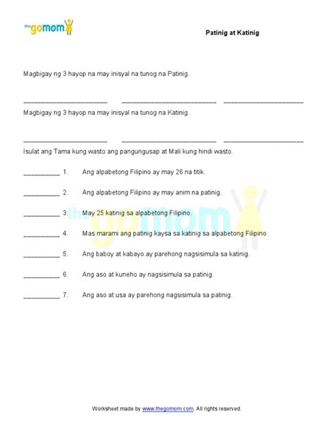 Free Download Uri Ng Pangungusap Worksheets For Grade Ng For Uri Porn Sex Picture