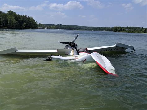 2 Injured One Seriously After Plane Crashes Into Mid Michigan Lake