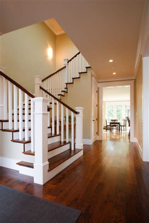 This is because most stairs are built on the principles of 17th century french architect francois blondel. Craftsman New Home - Traditional - Staircase - san francisco - by Allwood Construction Inc