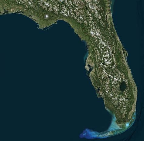 I Made A Map Of Florida With Mountains Thought You Guys Might