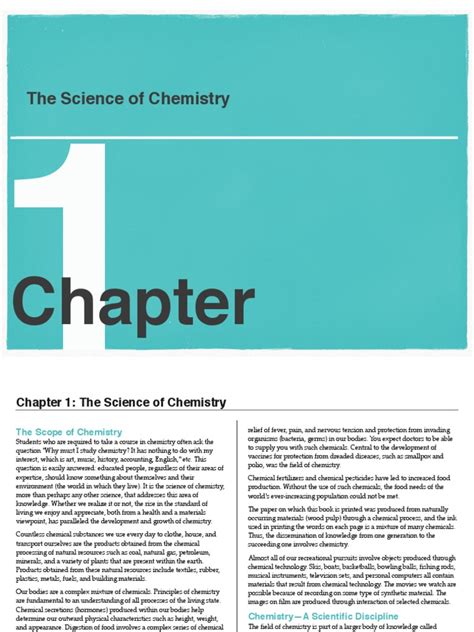the science of chemistry pdf experiment science