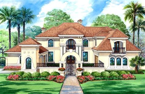 House Plan 5445 00117 Mediterranean Plan 4752 Square Feet 4