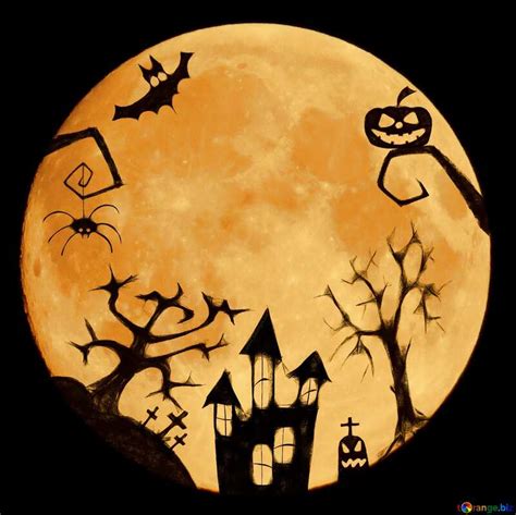 Download Free Picture Halloween Clipart With Moon On Cc By License