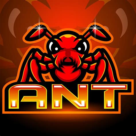 Ants Mascot Esport Logo Design 17081008 Vector Art At Vecteezy