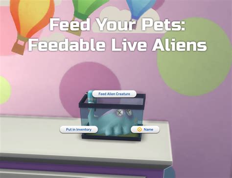 The Sims 4 Feed Your Pets Feedable Live Aliens The Sims Book