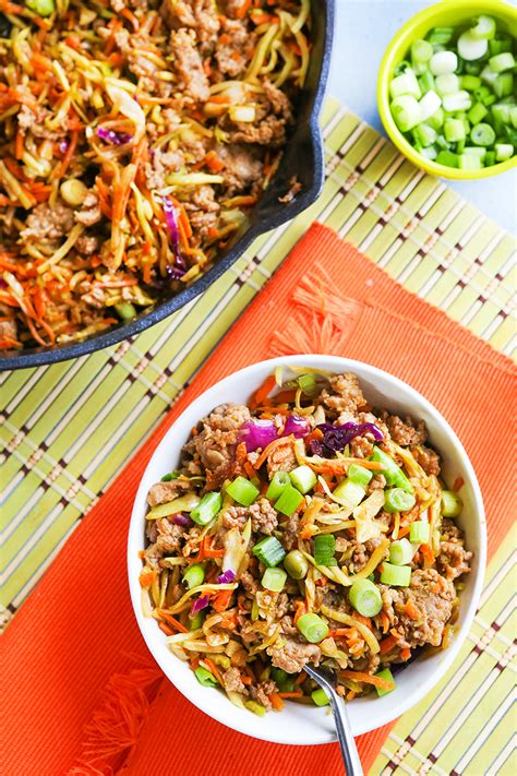 It's the best of both worlds! Egg Roll In A Bowl With Coleslaw Mix - Pip and Ebby ...